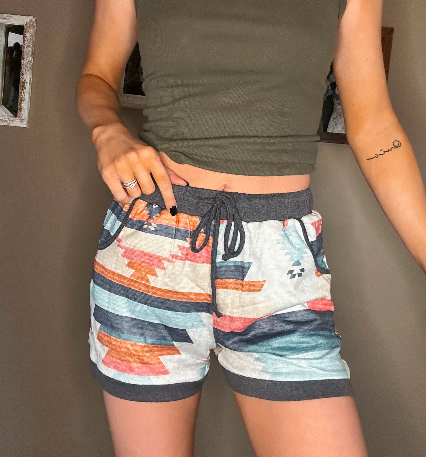 The Joy Aztec Shorts