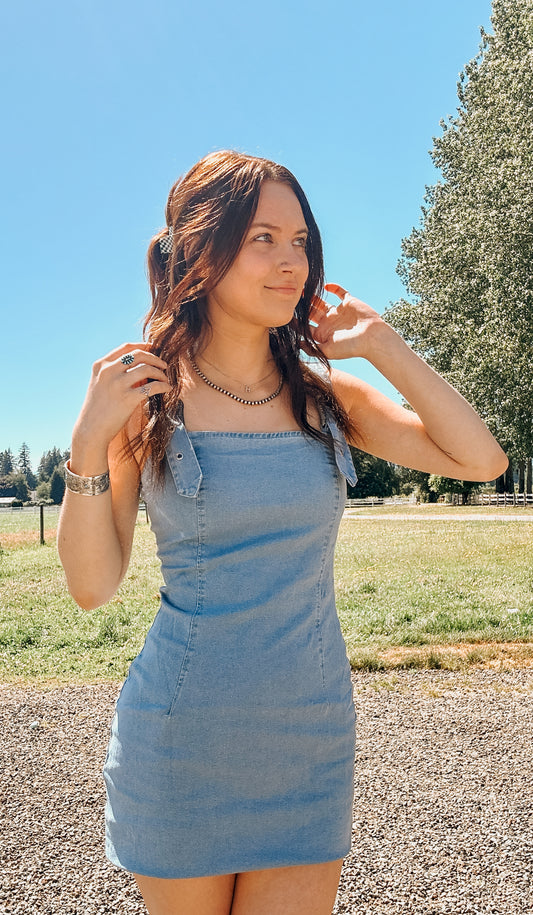 The Leddy Denim Dress