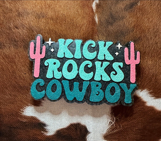 Kick Rocks Cowboy Freshie- Turquoise